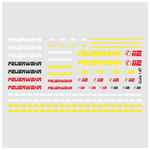 Lade das Bild in den Galerie-Viewer, Waterslide Decal 1:87 - BRD Feuerwehr / B Löschfahrzeug 112 Einsatzfahrzeug Modellbau Beschriftung

