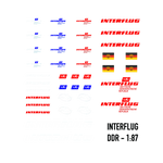 Lade das Bild in den Galerie-Viewer, Waterslide Decal 1:87 - DDR VEB Interflug Benzin Kamaz W50 Truck LKW Multicar Modellbau Beschriftung
