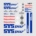 Lade das Bild in den Galerie-Viewer, Waterslide Decal 1:87 DDR VEB Synthesewerk Schwarzheide SYS LKW Modellbahn H0 Modellbau Beschriftung
