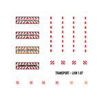 Lade das Bild in den Galerie-Viewer, Waterslide Decal 1:87 - Schwertransport Baustelle W50 Truck LKW Multicar Unimog Modellbau Beschriftung
