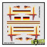 Lade das Bild in den Galerie-Viewer, Waterslide Decal 1:87 Spur H0 Kreuzset Deutschland Truck LKW Modellbahn Modellbau Beschriftung
