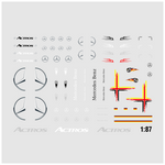Lade das Bild in den Galerie-Viewer, Waterslide Decal 1:87 Spur H0 MB Actros Arocs Mercedes LKW - Modellbahn Modellbau Beschriftung
