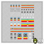 Lade das Bild in den Galerie-Viewer, Waterslide Decal Set DDR LKW 1:87 – passend für LKW, Trabant, Wartburg &amp; Barkas Modellbau Beschriftung
