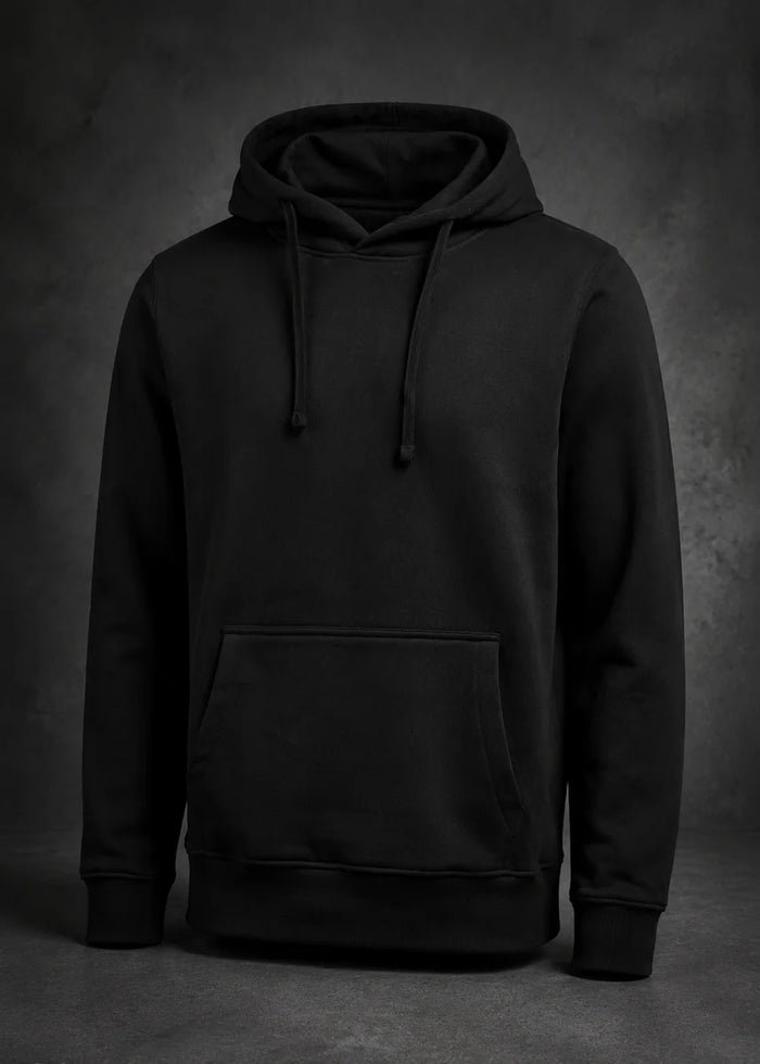 Hoodie in Schwarz