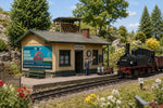 Lade das Bild in den Galerie-Viewer, 6tlg. DDR LGB Werbebanner 1:22,5 Spur G Gartenbahn Reichsbahn Modellbau Set Deko
