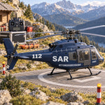 Lade das Bild in den Galerie-Viewer, RC Rettungshubschrauber 1:14 1:16 Luftrettung Notarzt Aufkleber Set HEMS SAR
