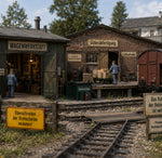 Lade das Bild in den Galerie-Viewer, LGB Güterbahnhof Set 1:22,5 Epoche III/IV Aufkleber Gartenbahn Beschriftung
