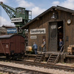 Lade das Bild in den Galerie-Viewer, LGB Güterbahnhof Set 1:22,5 Epoche III/IV Aufkleber Gartenbahn Beschriftung
