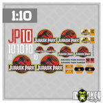 Lade das Bild in den Galerie-Viewer, RC Crawler Aufkleber Jurassic Set 1:10 Offroad Sticker Tuning Modellbau #10
