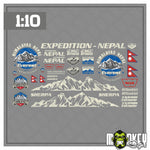 Lade das Bild in den Galerie-Viewer, Expeditions / Trophy Set Aufkleber 1:10 Himalaya RC Modellbau Sticker Crawler
