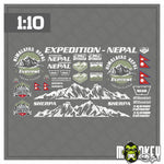 Lade das Bild in den Galerie-Viewer, Expeditions / Trophy Set Aufkleber 1:10 Himalaya RC Modellbau Sticker Crawler
