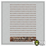 Lade das Bild in den Galerie-Viewer, 3D Nieten ROST selbstklebend 1 / 1,5 / 2 / 4 / 6 mm Modellbau RC Nietköpfe
