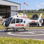 Lade das Bild in den Galerie-Viewer, RC Rettungshubschrauber 1:14 1:16 Luftrettung Notarzt Aufkleber Set Rot
