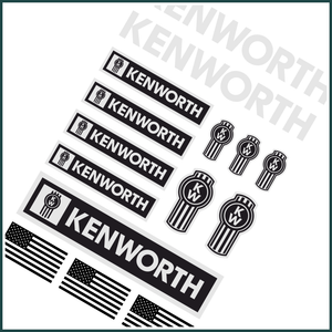 15er Set Kenworth Black Chrom