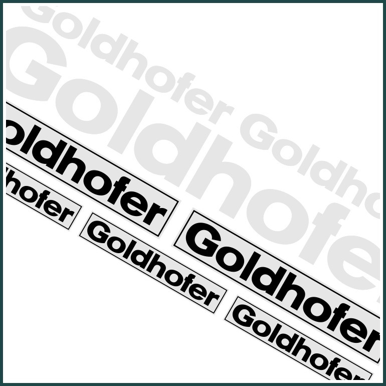 8er Goldhofer Chrom Set