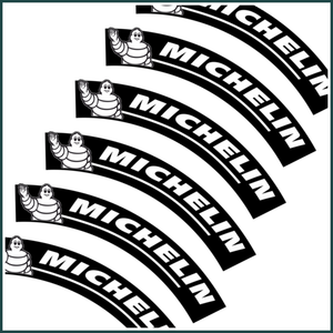 Set Reifenbeschriftung Michelin black