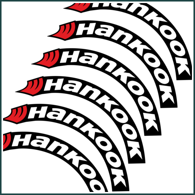 Set Reifenbeschriftung Hankook