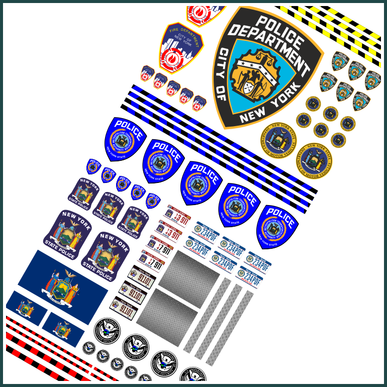 NYPD Set 80 tlg.
