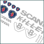 Lade das Bild in den Galerie-Viewer, Scania Killer Chrom Set
