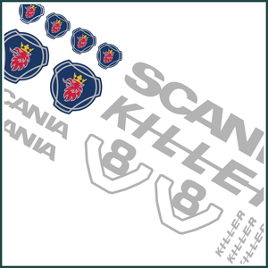 Scania Killer Chrom Set