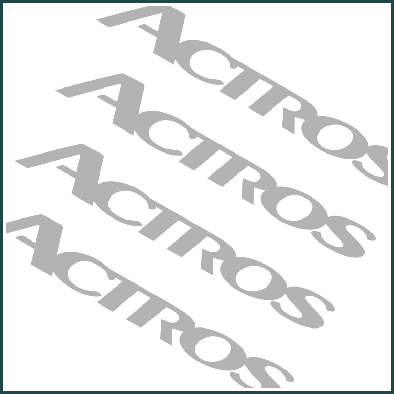 4er Set Typenzeichen ACTROS