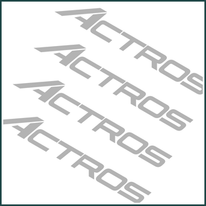 4er Set Typenzeichen ACTROS NEU